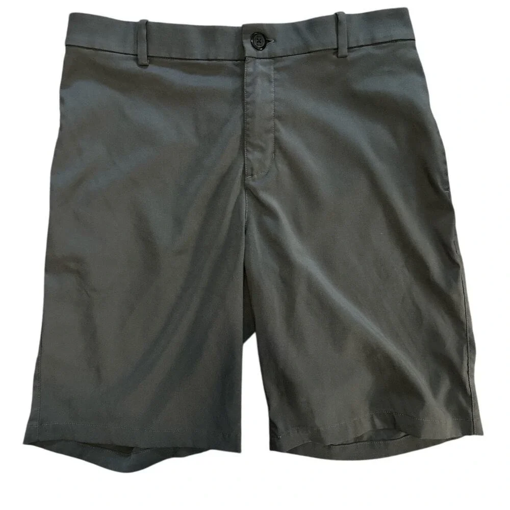 Nike Men's Dri-FIT Golf Shorts‎ Size 32 Gray Chino Style Performance Lightweight